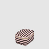 Suzie Stripe Jewellery Box Pink/Chocolate - Pure Apotheca