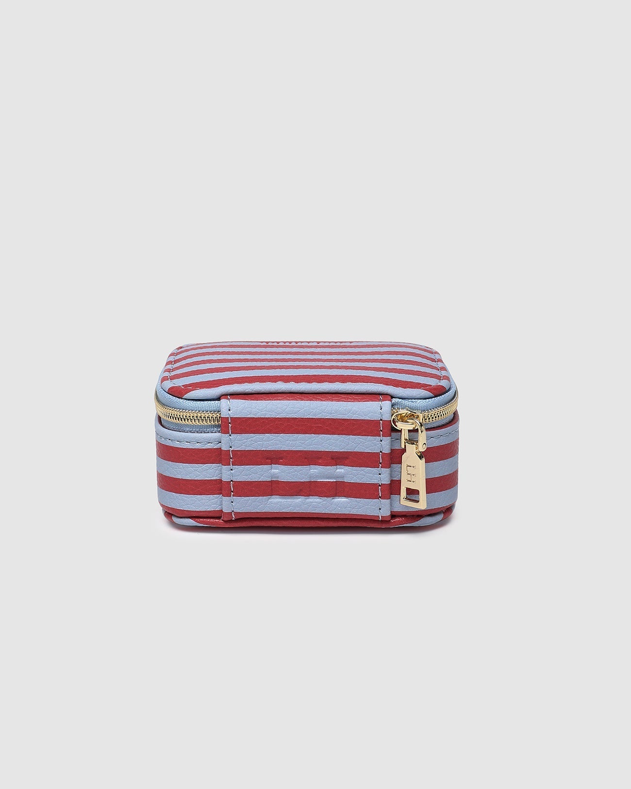 Suzie Stripe Jewellery Box Red/Sky Blue - Pure Apotheca