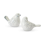 SWALLOW CERAMIC BIRD GREY SET/2 - Pure Apotheca