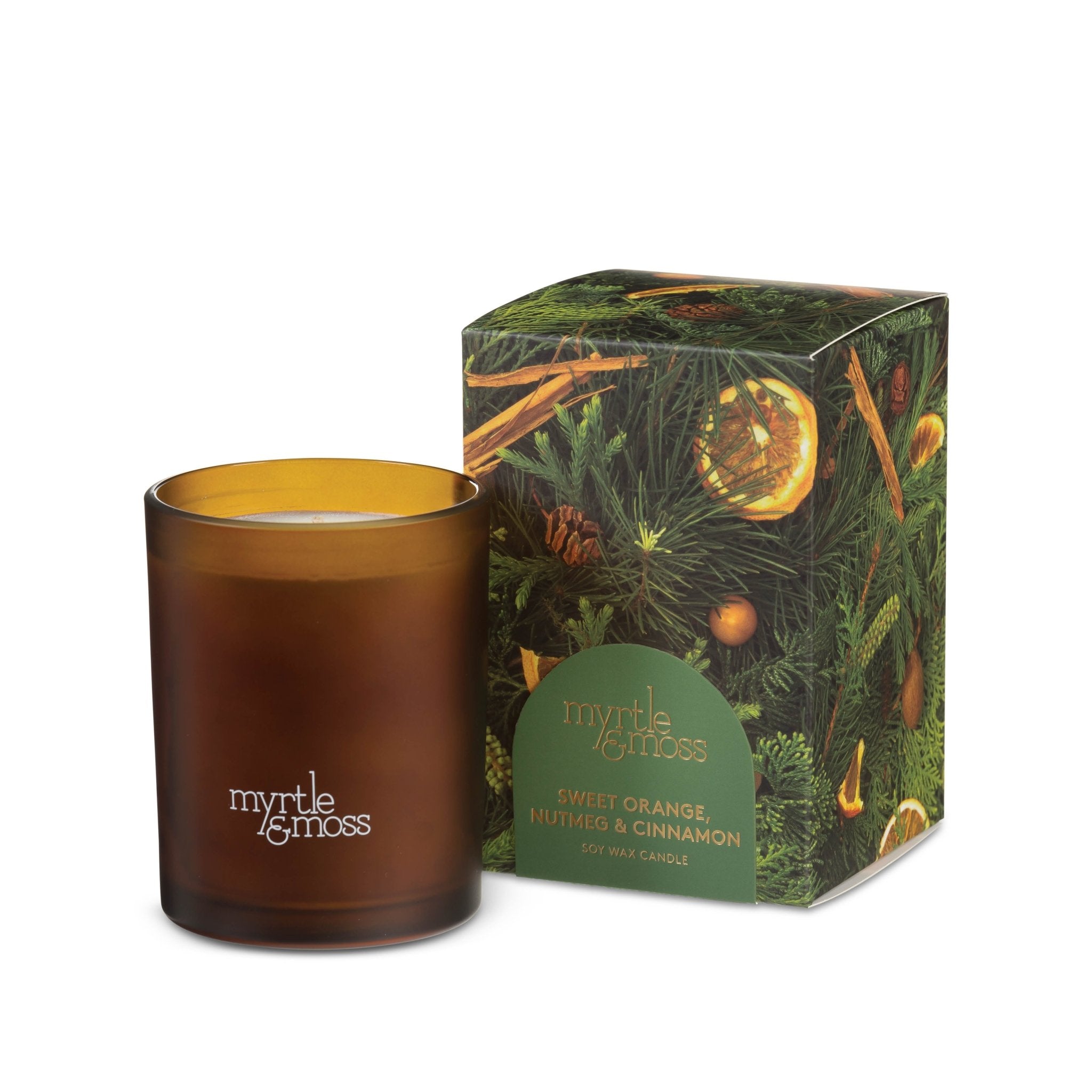 Sweet Orange Nutmeg & Cinnamon Christmas Candle - Pure Apotheca