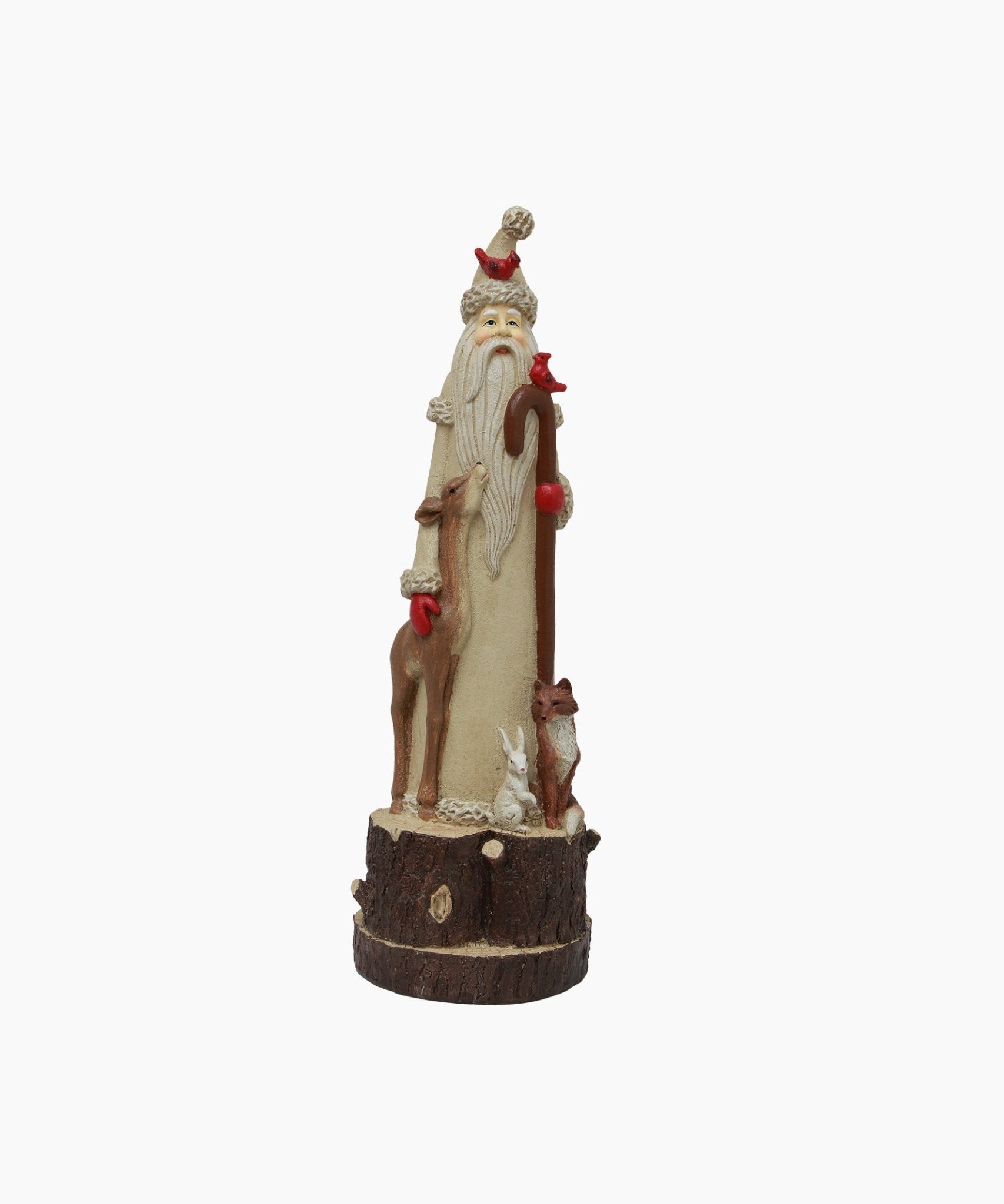 Tall Santa with Forest Animals - Pure Apotheca