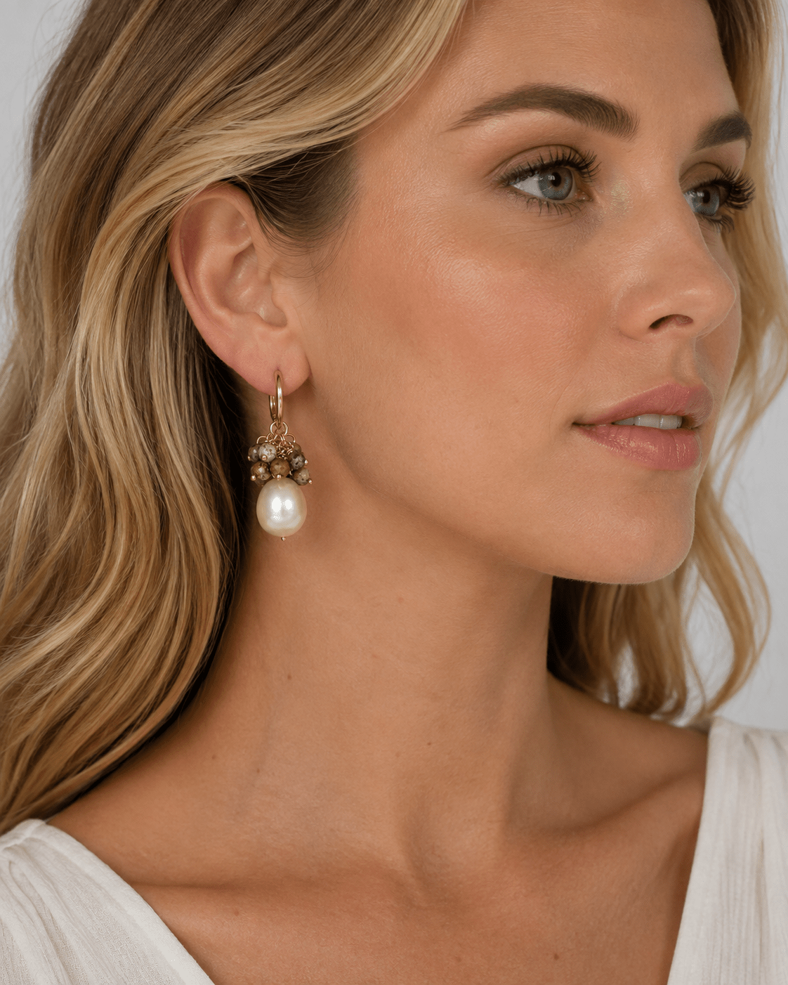 Tammy Jasper Crystal Pearl Drops - Pure Apotheca