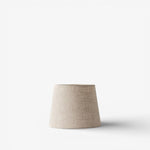 Tapered Drum Linen Lamp Shade Natural 20cm - Pure Apotheca