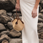 Taya Mini Tote Bag - Raffia/Tan - Pure Apotheca