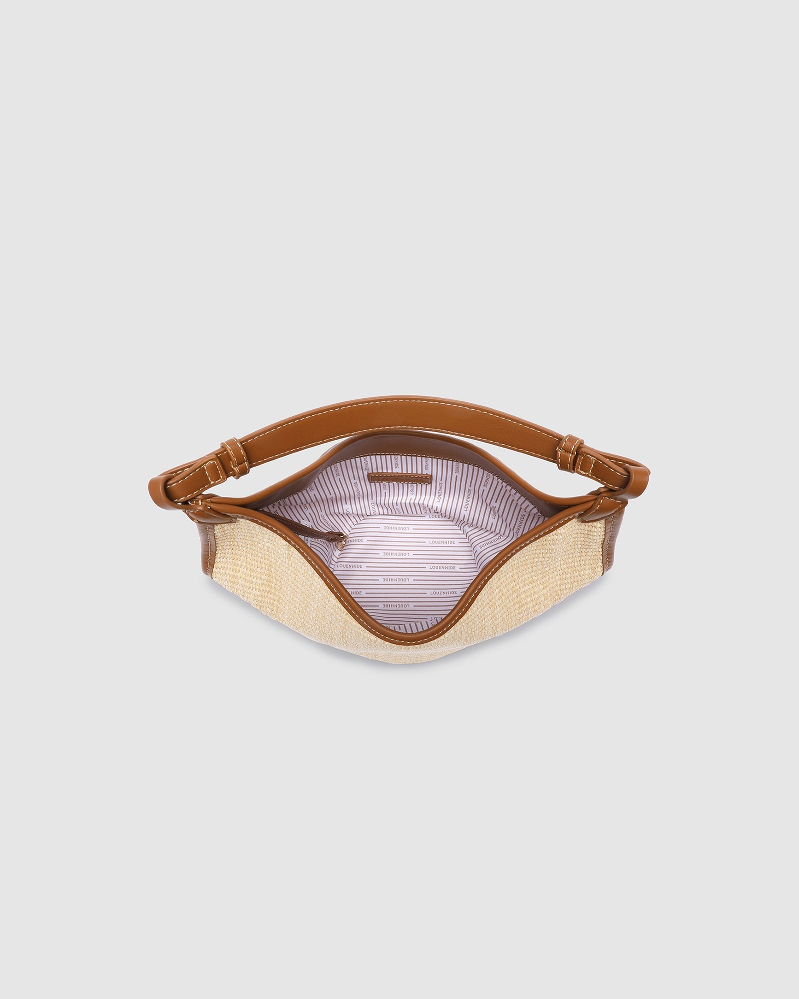 Taya Mini Tote Bag - Raffia/Tan - Pure Apotheca