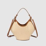 Taya Mini Tote Bag - Raffia/Tan - Pure Apotheca