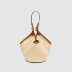Taya Mini Tote Bag - Raffia/Tan - Pure Apotheca