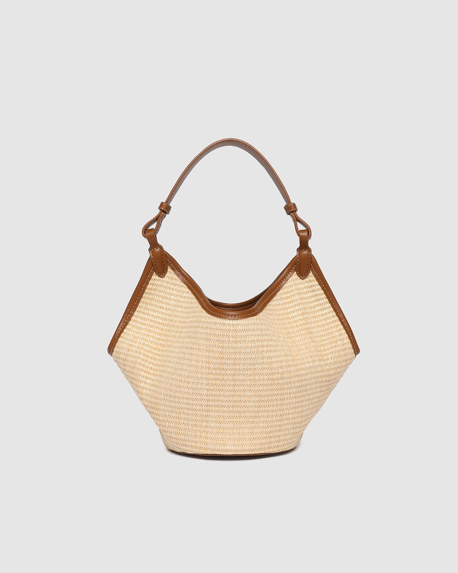 Taya Mini Tote Bag - Raffia/Tan - Pure Apotheca