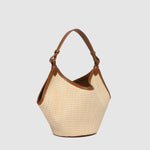 Taya Mini Tote Bag - Raffia/Tan - Pure Apotheca