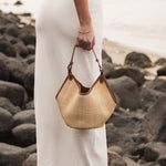 Taya Mini Tote Bag - Raffia/Tan - Pure Apotheca