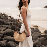 Taya Mini Tote Bag - Raffia/Tan - Pure Apotheca