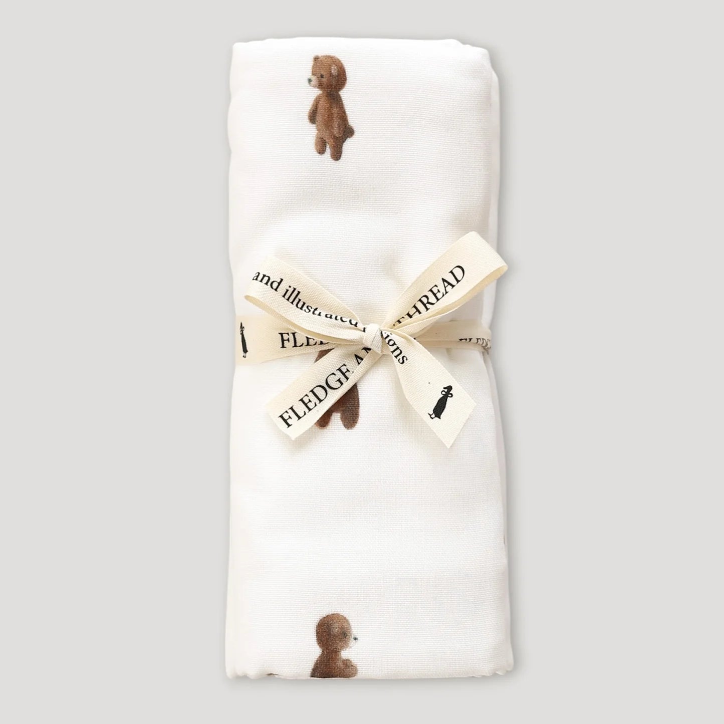 Teddy Bear Burp Cloth 2pk - Pure Apotheca