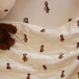 Teddy Bear Quilted Blanket - Pure Apotheca