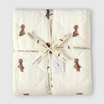 Teddy Bear Quilted Blanket - Pure Apotheca