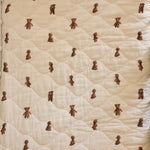 Teddy Bear Quilted Blanket - Pure Apotheca