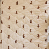 Teddy Bear Quilted Blanket - Pure Apotheca