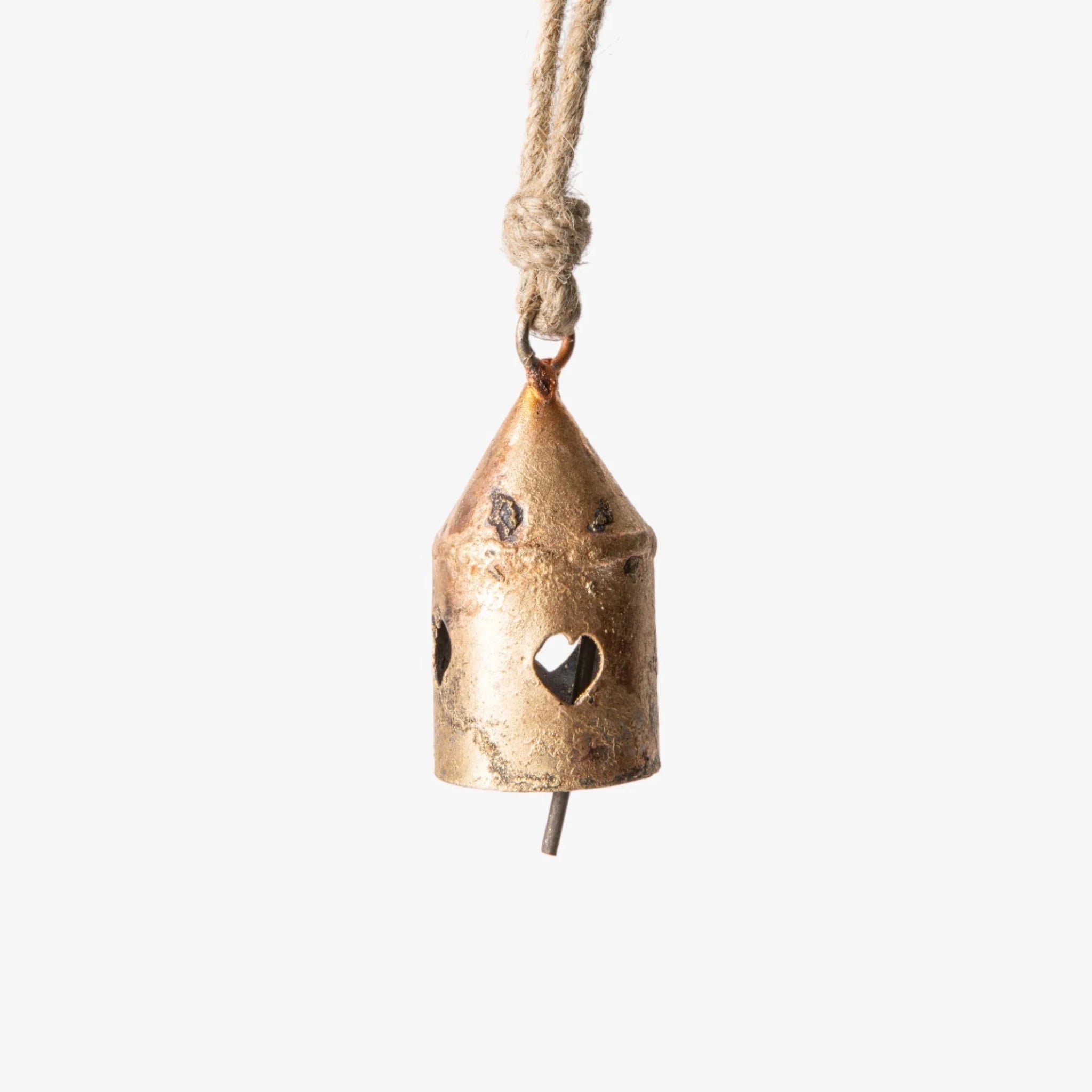 Temple Bell Heart Cut Out - Pure Apotheca