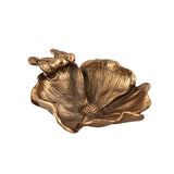 Terri Gold Pewter Flower Plate - Pure Apotheca