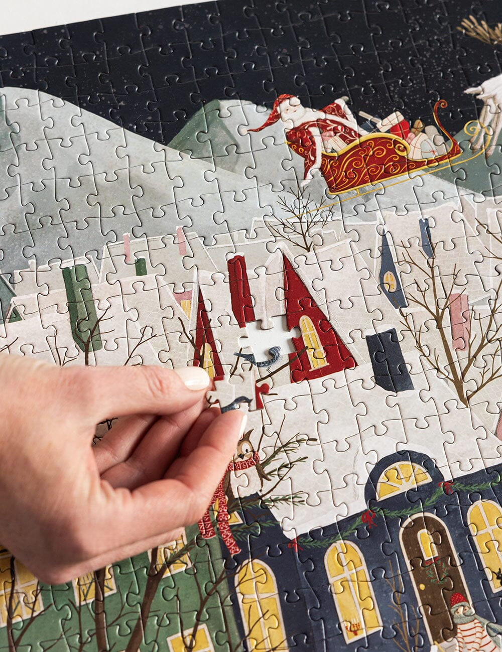 The Christmas Village 1000pc Puzzle - Pure Apotheca