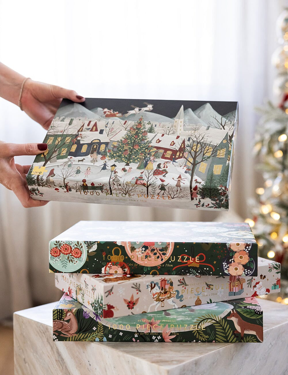 The Christmas Village 1000pc Puzzle - Pure Apotheca