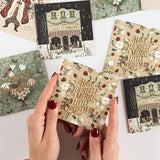 The Christmas Village 12pk Square Card Boxset - Pure Apotheca