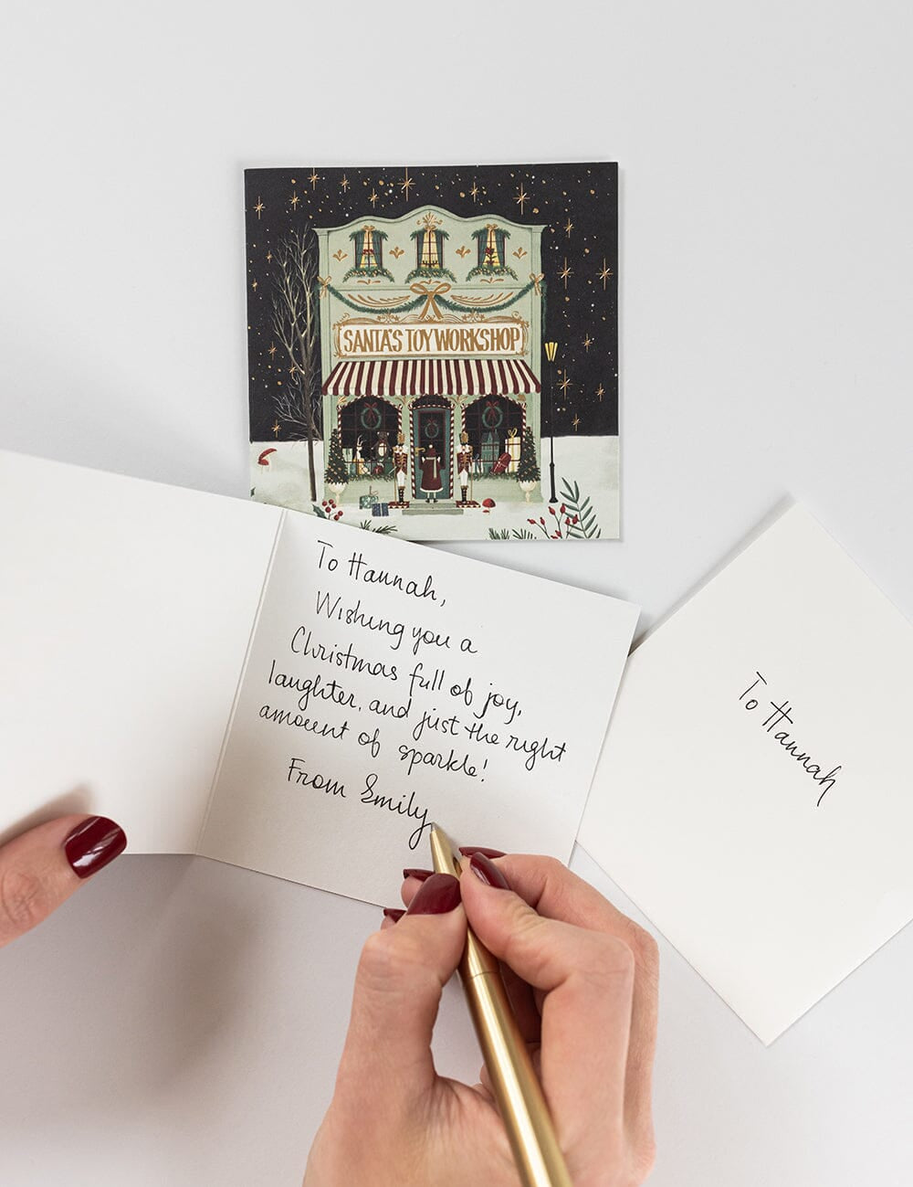 The Christmas Village 12pk Square Card Boxset - Pure Apotheca