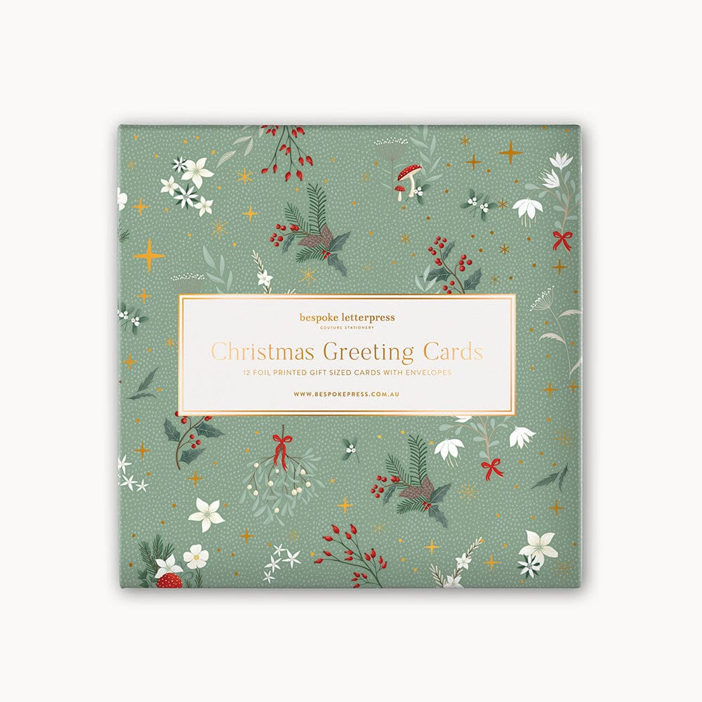 The Christmas Village 12pk Square Card Boxset - Pure Apotheca