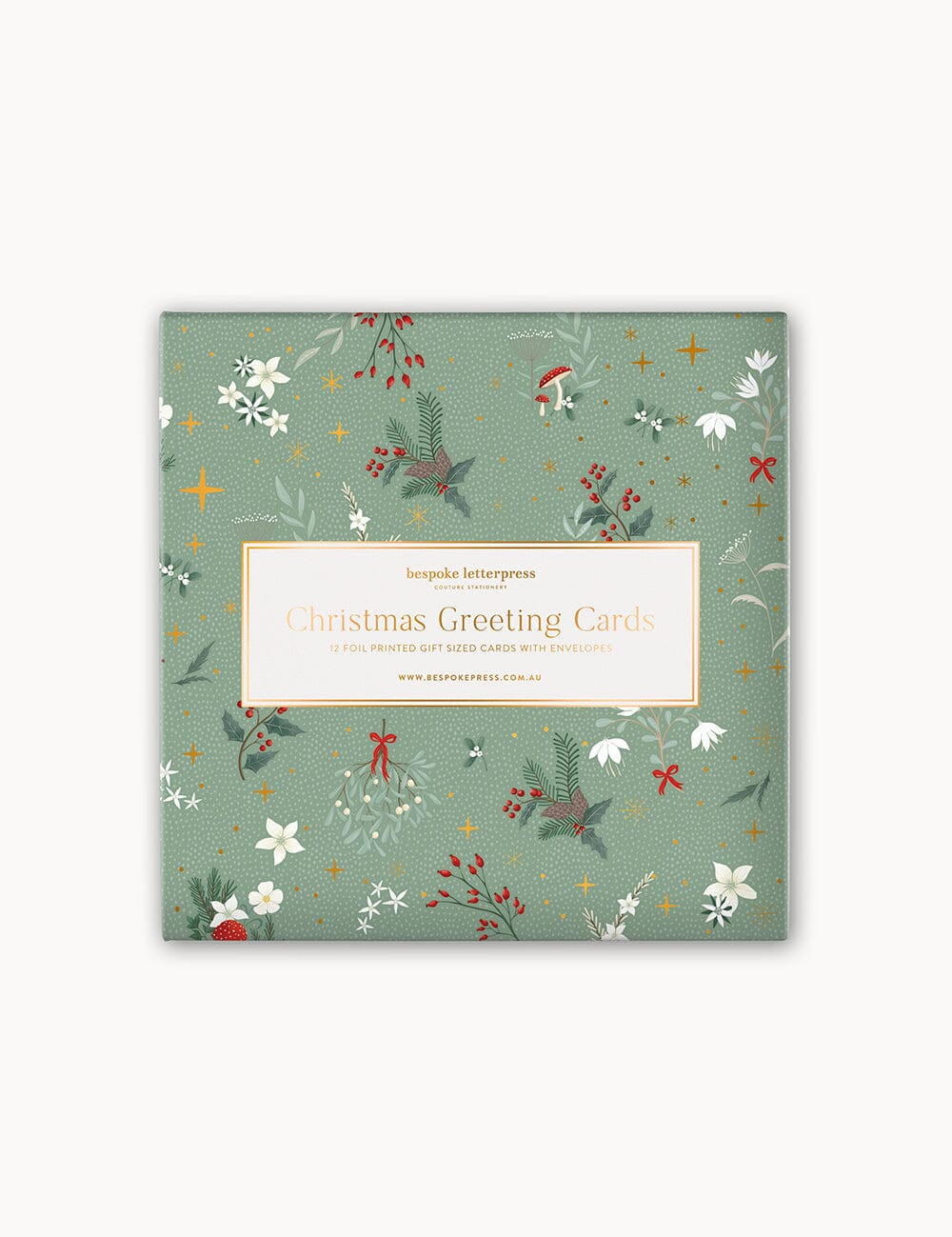 The Christmas Village 12pk Square Card Boxset - Pure Apotheca