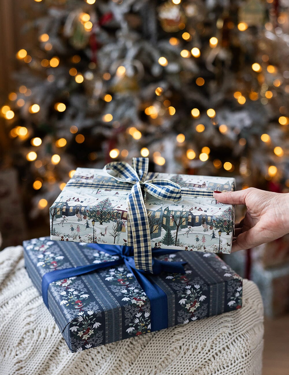 The Christmas Village Gift Wrap 3m - Pure Apotheca
