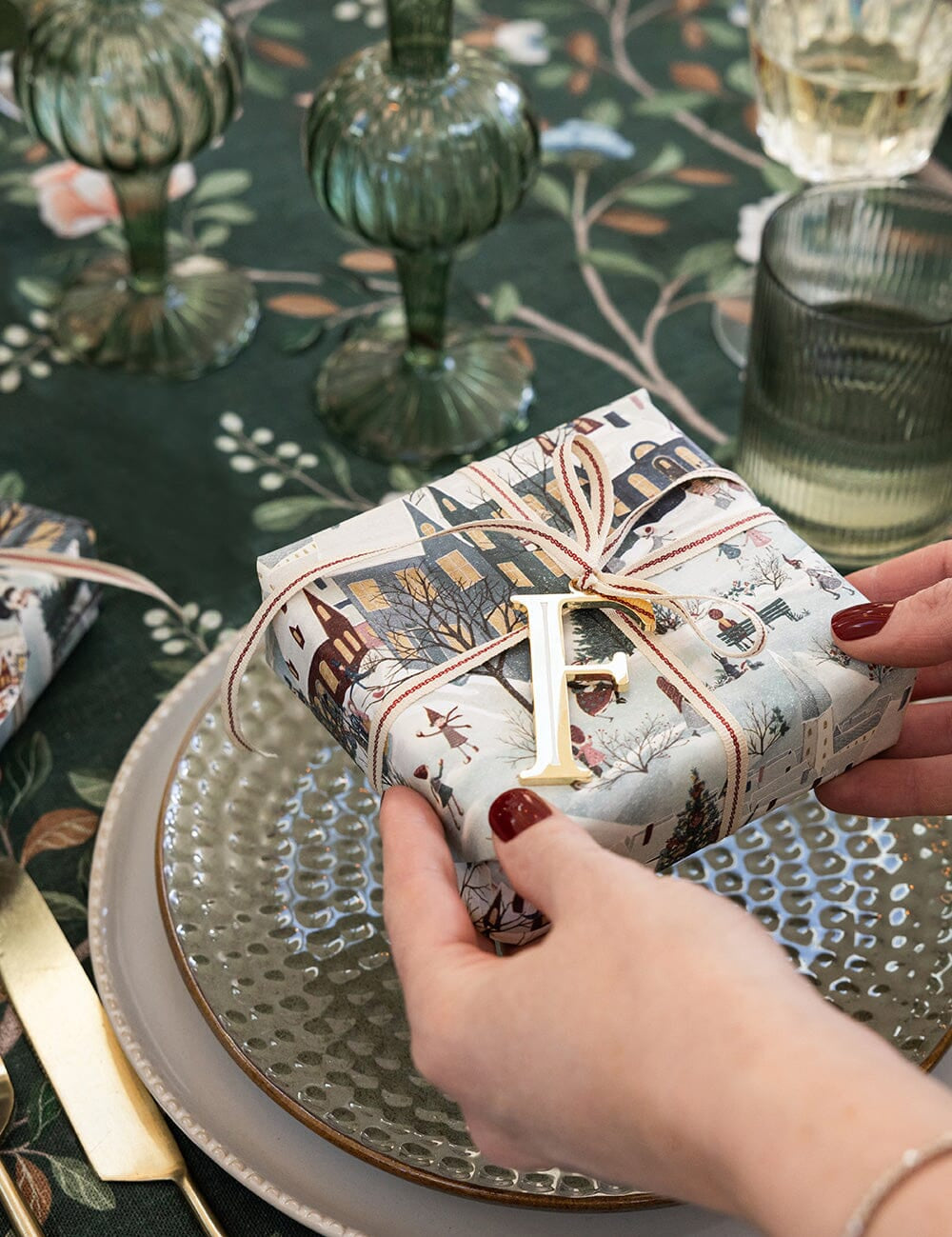 The Christmas Village Gift Wrap 3m - Pure Apotheca