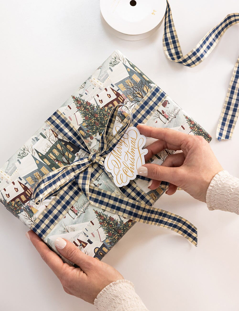 The Christmas Village Gift Wrap 3m - Pure Apotheca