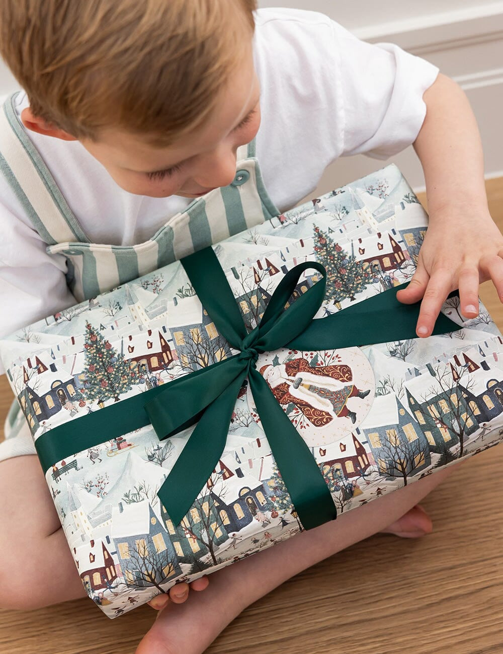 The Christmas Village Gift Wrap 3m - Pure Apotheca
