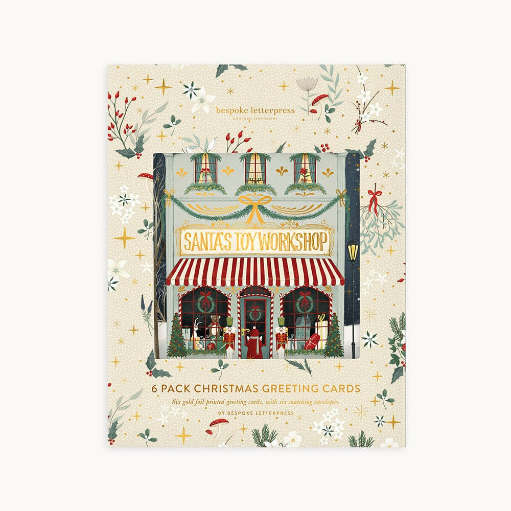 The Christmas Village Greeting Cards Boxed Set 6pk - Pure Apotheca