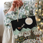The Christmas Village Medium Gift Bag - Pure Apotheca