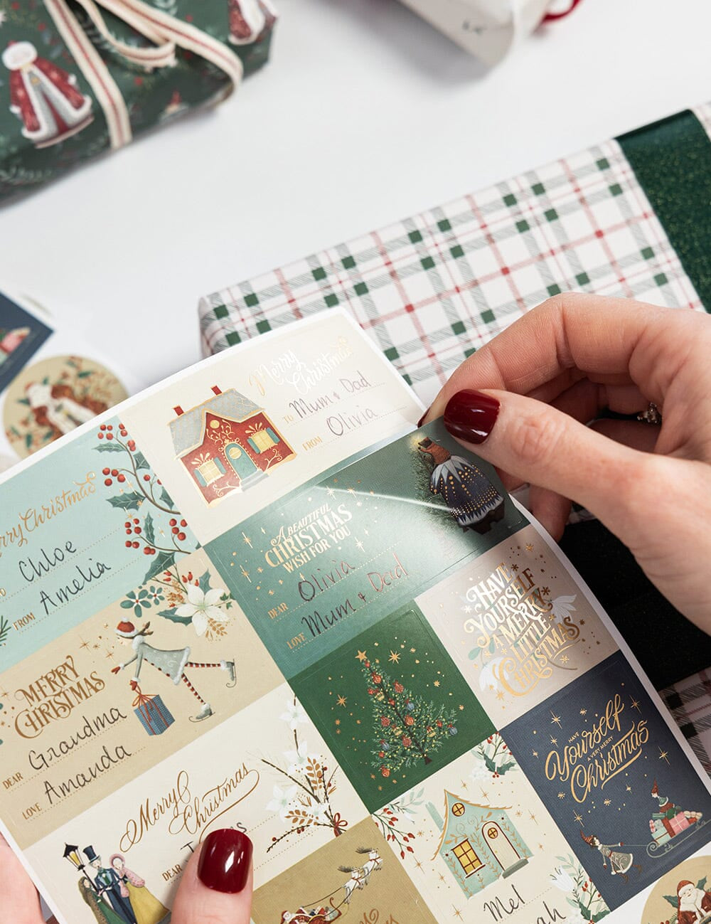 The Christmas Village Sticker Pack - 45 Stickers - Pure Apotheca