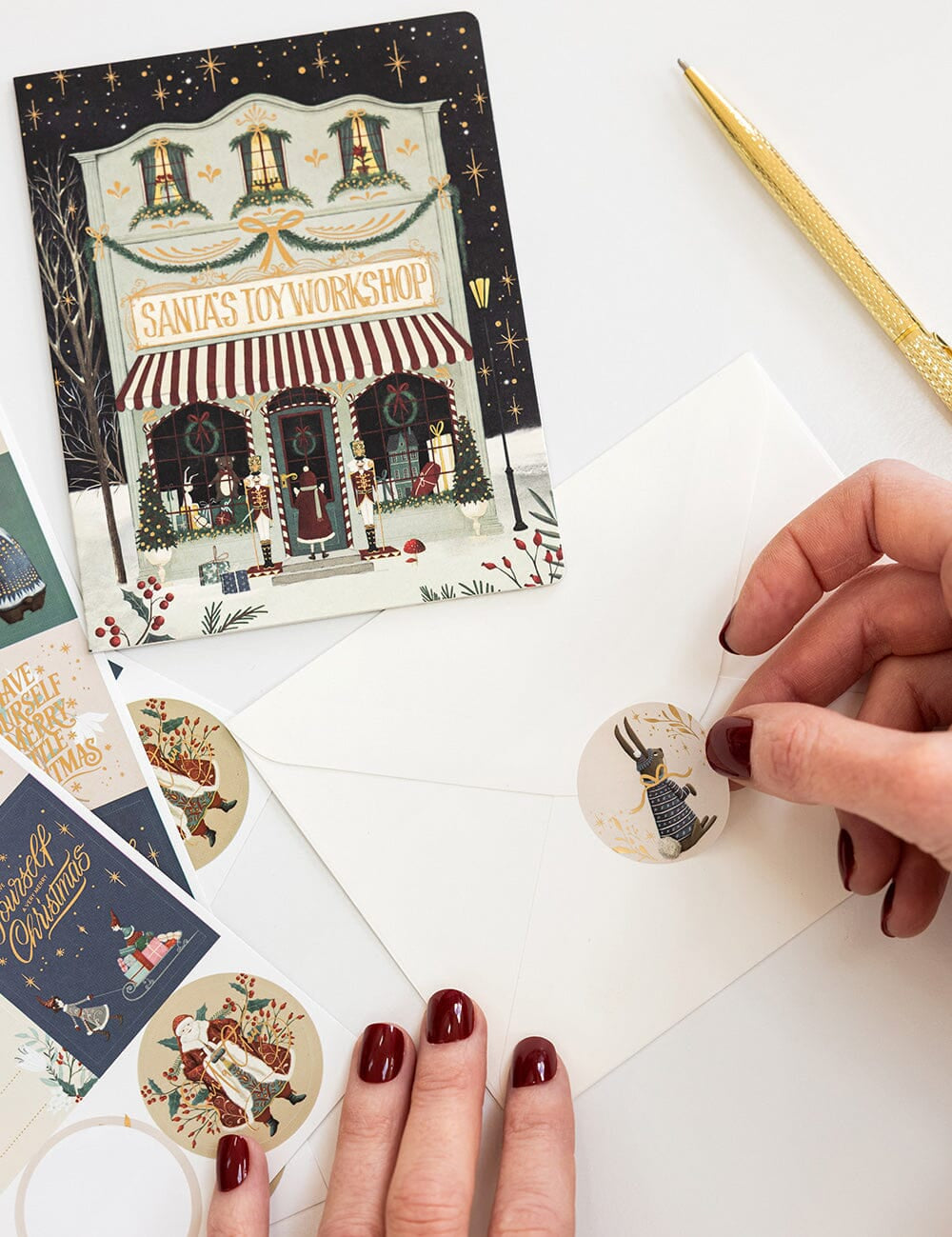 The Christmas Village Sticker Pack - 45 Stickers - Pure Apotheca