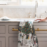 The Christmas Village Tea towel - Pure Apotheca
