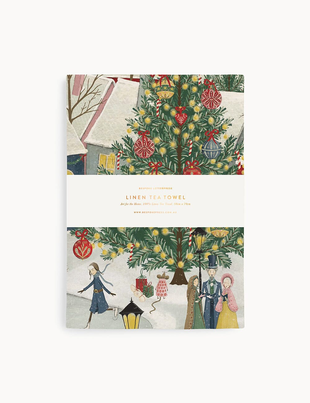 The Christmas Village Tea towel - Pure Apotheca