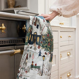 The Christmas Village Tea towel - Pure Apotheca