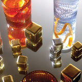 The Ruby Cocktail Chillers in Gold - Set of Four - Pure Apotheca