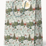 The Snowy Village Large Gift Bag - Pure Apotheca