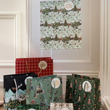 The Snowy Village Large Gift Bag - Pure Apotheca
