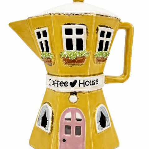 The Village Coffee House Tealight Holder - Pure Apotheca