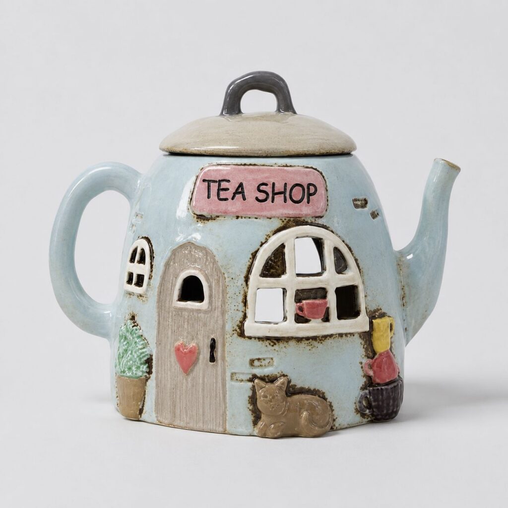 The Village Tea Shop Tealight Holder/Oil Burner - Pure Apotheca