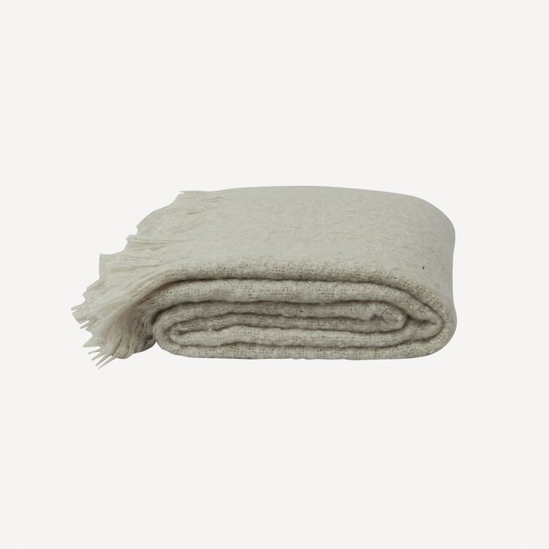 Throw Tassel Soft Grey - Pure Apotheca
