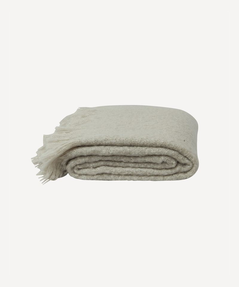 Throw Tassel Soft Grey - Pure Apotheca