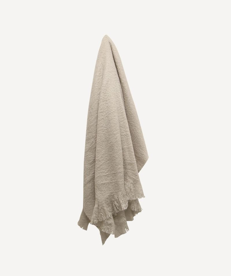 Throw Tassel Soft Grey - Pure Apotheca
