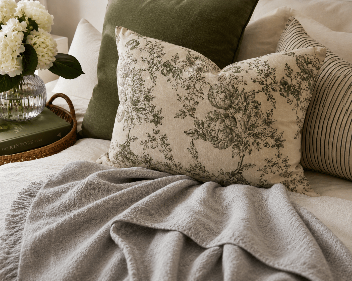 Throw Tassel Soft Grey - Pure Apotheca