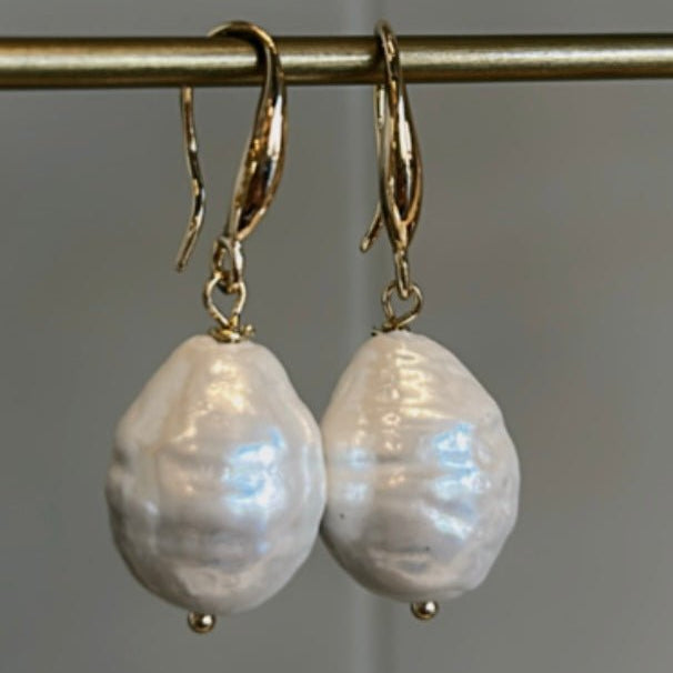 Tiana Baroque Pearl Drop Earrings - Pure Apotheca