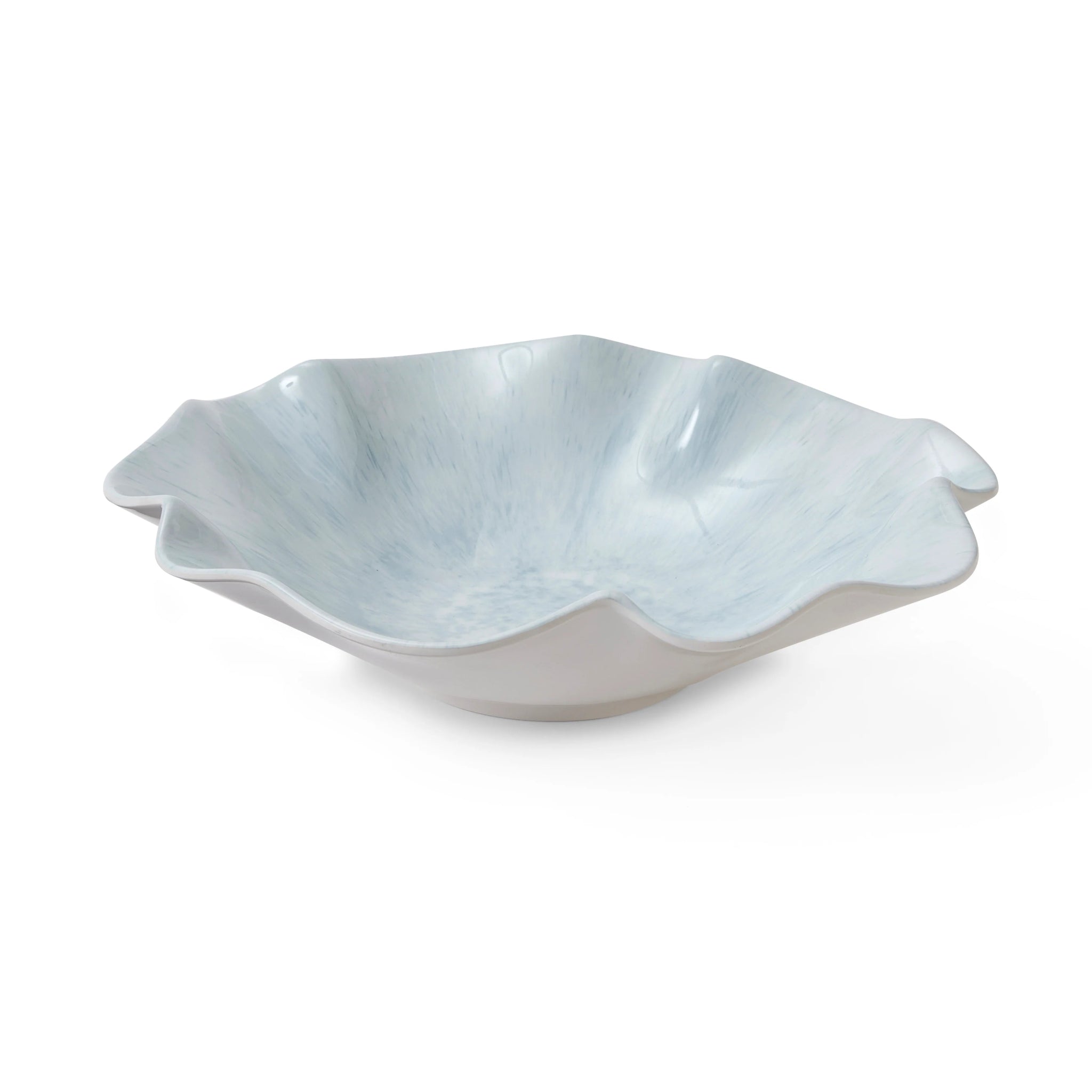 TIDE MELAMINE BLUE SERVING BOWL - Pure Apotheca